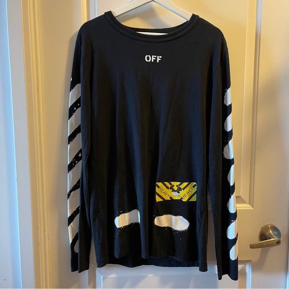 Off-White Other - Off white spray paint logo long sleeve tee men’s size medium